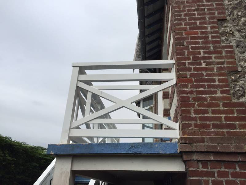fabrication sur mesure de garde corps aluminium bord de mer proche LE HAVRE 76