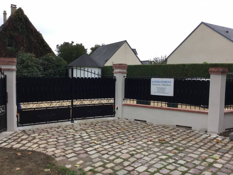 Réalisation de portail et portillon pour particulier