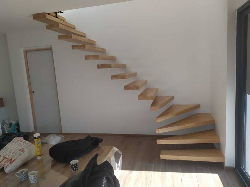 Installation d'escalier sur-mesure