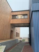 BRISE SOLEIL ET PASSERELLE BATIMENT INDUSTRIELLE ROUEN