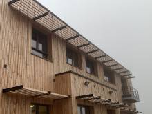 BRISE SOLEIL ET PASSERELLE BATIMENT INDUSTRIELLE ROUEN