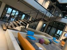 BRISE SOLEIL ET PASSERELLE BATIMENT INDUSTRIELLE ROUEN