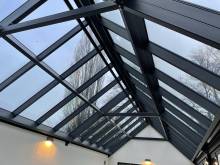 Création d'un abri de piscine en ossature métallique proche de DEAUVILLE